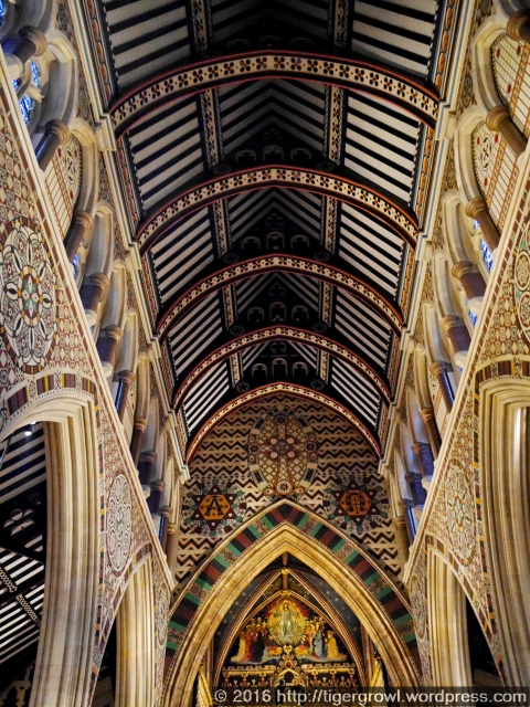 The vaulted roof
